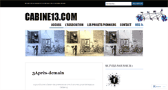 Desktop Screenshot of cabine13.com
