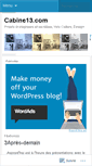 Mobile Screenshot of cabine13.com